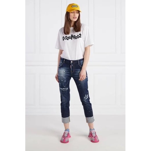 Dsquared2 Jeansy cool girl | Cropped Fit | low rise Dsquared2 44 wyprzedaż Gomez Fashion Store