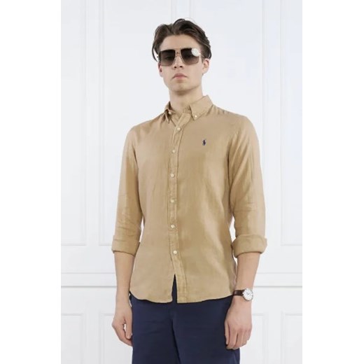 POLO RALPH LAUREN Lniana koszula | Slim Fit Polo Ralph Lauren L promocyjna cena Gomez Fashion Store