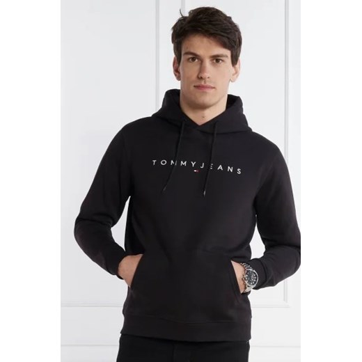 Tommy Jeans Bluza LINEAR LOGO HOODIE EXT | Regular Fit ze sklepu Gomez Fashion Store w kategorii Bluzy męskie - zdjęcie 172788926