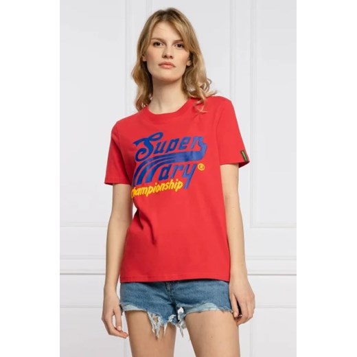 Superdry T-shirt collegiate cali state | Regular Fit ze sklepu Gomez Fashion Store w kategorii Bluzki damskie - zdjęcie 172789016