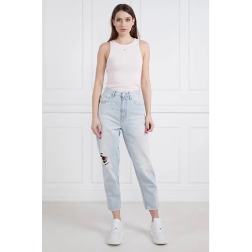 Bluzka damska Tommy Jeans z elastanu