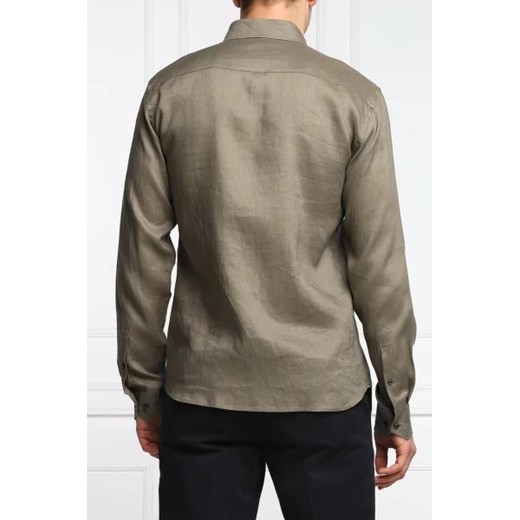Oscar Jacobson Lniana koszula Harry 3 | Slim Fit Oscar Jacobson 44 promocja Gomez Fashion Store