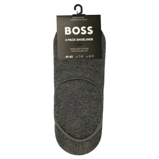 BOSS BLACK Skarpety/stopki 2-pack 2P SL Uni color CC 43/44 okazyjna cena Gomez Fashion Store