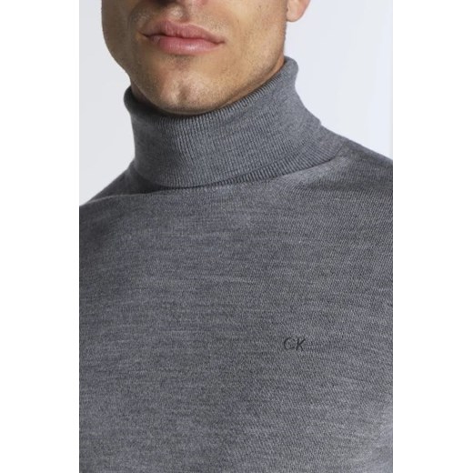Calvin Klein Wełniany golf | Slim Fit Calvin Klein XL promocyjna cena Gomez Fashion Store