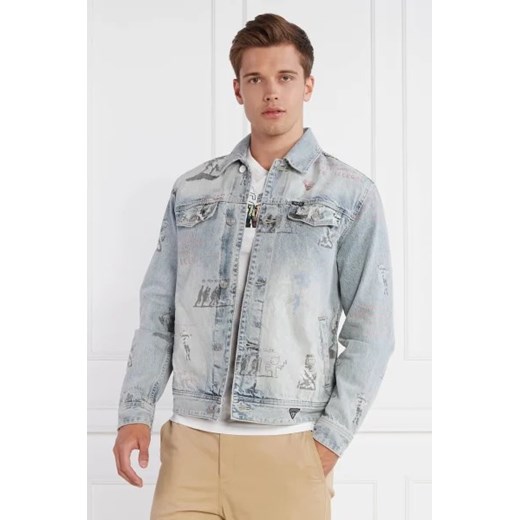 GUESS Kurtka jeansowa DEAN | Regular Fit ze sklepu Gomez Fashion Store w kategorii Kurtki męskie - zdjęcie 172789946