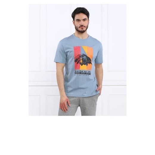 Napapijri T-shirt S-BOLIVAR SS | Regular Fit ze sklepu Gomez Fashion Store w kategorii T-shirty męskie - zdjęcie 172791126