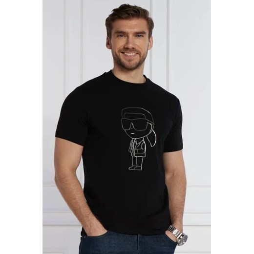 Karl Lagerfeld T-shirt | Regular Fit ze sklepu Gomez Fashion Store w kategorii T-shirty męskie - zdjęcie 172791729