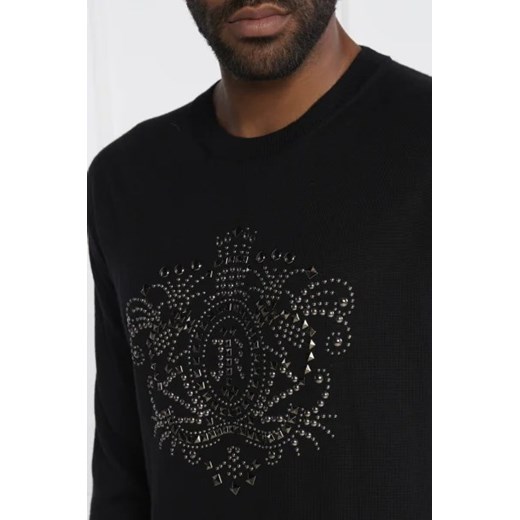 John Richmond Wełniany sweter | Regular Fit John Richmond XXL wyprzedaż Gomez Fashion Store