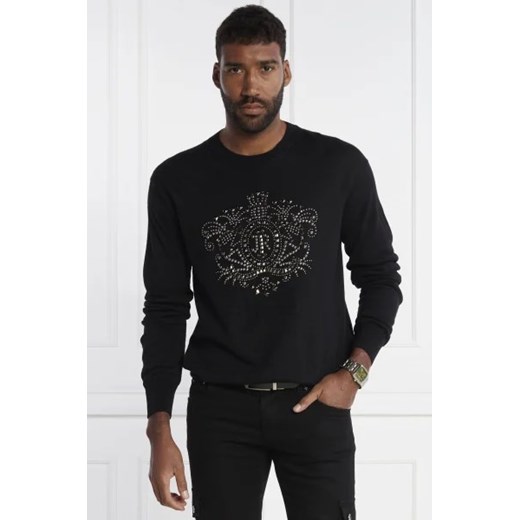 John Richmond Wełniany sweter | Regular Fit John Richmond XXL promocja Gomez Fashion Store