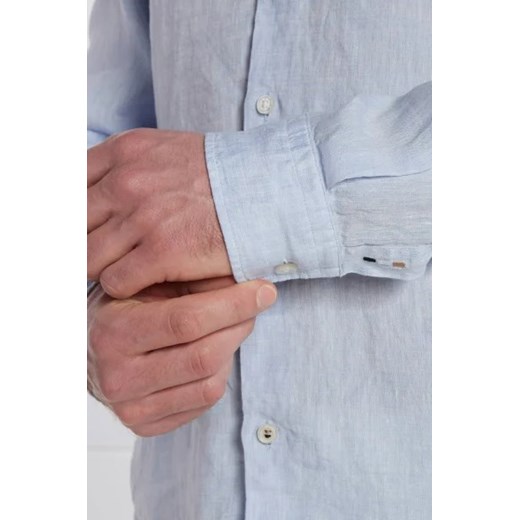 BOSS BLACK Lniana koszula S-LIAM | Regular Fit L wyprzedaż Gomez Fashion Store