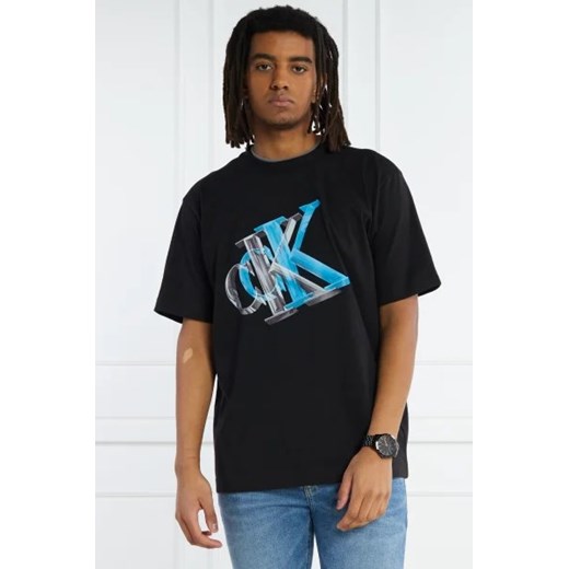 CALVIN KLEIN JEANS T-shirt 3D META MONOGRAM | Classic fit ze sklepu Gomez Fashion Store w kategorii T-shirty męskie - zdjęcie 172792688