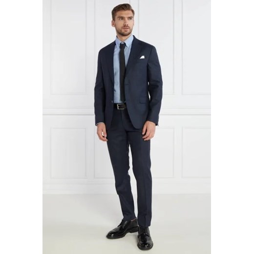 Oscar Jacobson Wełniany garnitur | Regular Fit Oscar Jacobson 50 okazja Gomez Fashion Store