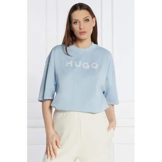 HUGO T-shirt Drisela | Oversize fit XS okazja Gomez Fashion Store