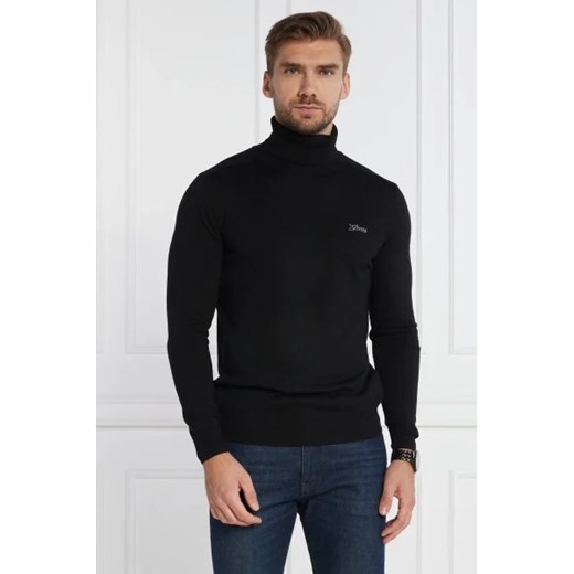 GUESS Golf | Regular Fit | z dodatkiem jedwabiu Guess S promocja Gomez Fashion Store
