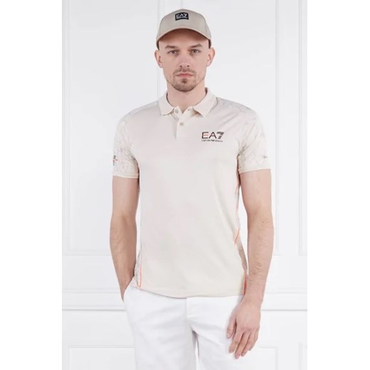 EA7 Polo | Regular Fit ze sklepu Gomez Fashion Store w kategorii T-shirty męskie - zdjęcie 172794175