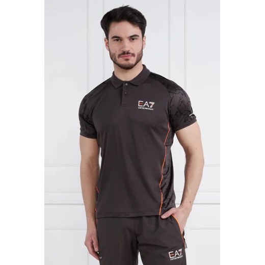 EA7 Polo | Regular Fit ze sklepu Gomez Fashion Store w kategorii T-shirty męskie - zdjęcie 172794786