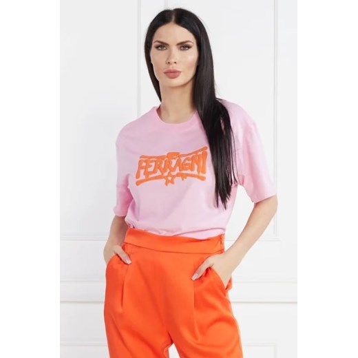 Chiara Ferragni T-shirt | Regular Fit ze sklepu Gomez Fashion Store w kategorii Bluzki damskie - zdjęcie 172794978