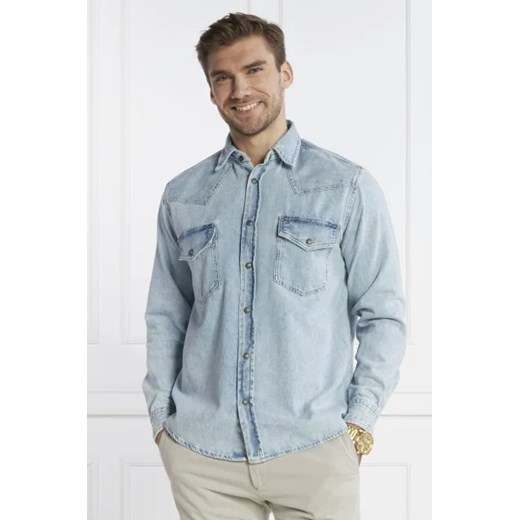 BOSS ORANGE Koszula Lebop | Regular Fit | denim XL wyprzedaż Gomez Fashion Store
