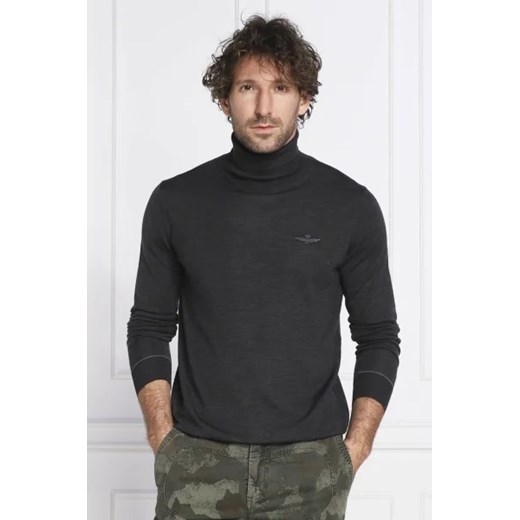 Aeronautica Militare Golf | Slim Fit | z dodatkiem wełny ze sklepu Gomez Fashion Store w kategorii Swetry męskie - zdjęcie 172795336