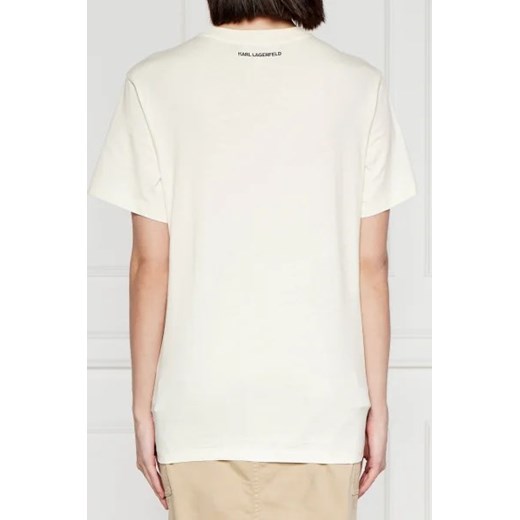 Karl Lagerfeld T-shirt ikonik 2.0 outline | Oversize fit Karl Lagerfeld L Gomez Fashion Store