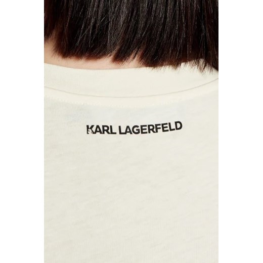 Karl Lagerfeld T-shirt ikonik 2.0 outline | Oversize fit Karl Lagerfeld XS Gomez Fashion Store