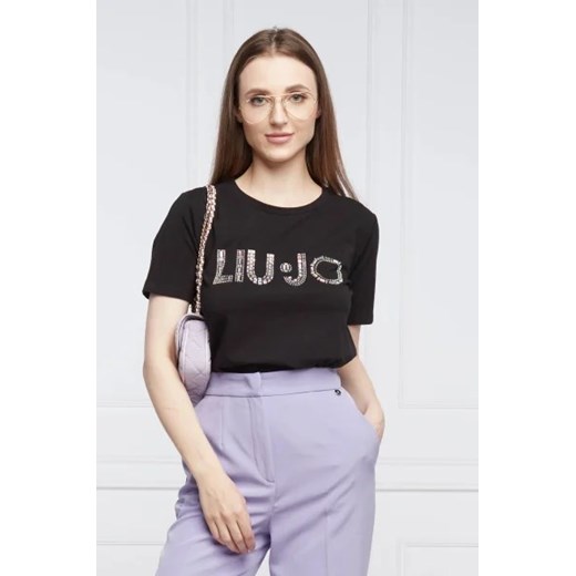 Liu Jo T-shirt | Regular Fit ze sklepu Gomez Fashion Store w kategorii Bluzki damskie - zdjęcie 172795577