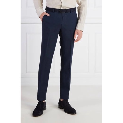 Oscar Jacobson Lniane spodnie | Regular Fit ze sklepu Gomez Fashion Store w kategorii Spodnie męskie - zdjęcie 172795586