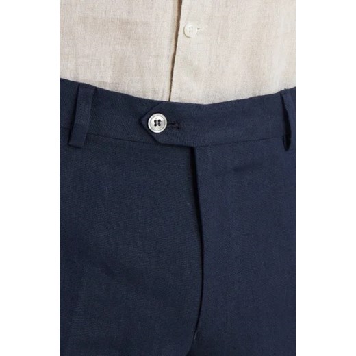 Oscar Jacobson Lniane spodnie | Regular Fit Oscar Jacobson 56 okazyjna cena Gomez Fashion Store