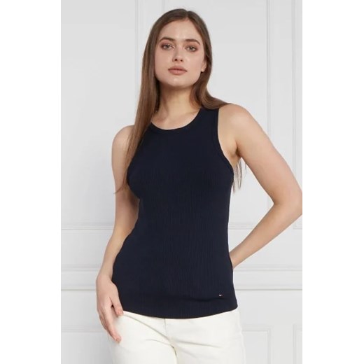 Tommy Hilfiger Top 5X2 RIB NS | Slim Fit ze sklepu Gomez Fashion Store w kategorii Bluzki damskie - zdjęcie 172796457