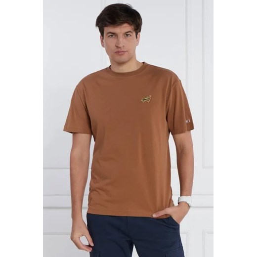 Tommy Jeans T-shirt GOLD SIGNATURE | Regular Fit Tommy Jeans XL promocyjna cena Gomez Fashion Store