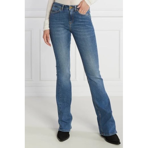 Pinko Jeansy Flora | flare fit | denim Pinko 29 wyprzedaż Gomez Fashion Store