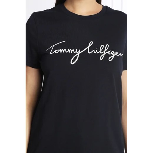 Bluzka damska Tommy Hilfiger z bawełny