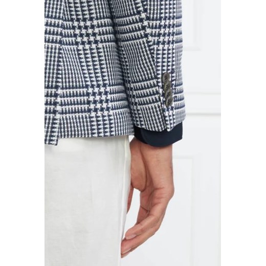 Oscar Jacobson Lniana marynarka | Regular Fit | z dodatkiem wełny Oscar Jacobson 48 Gomez Fashion Store wyprzedaż