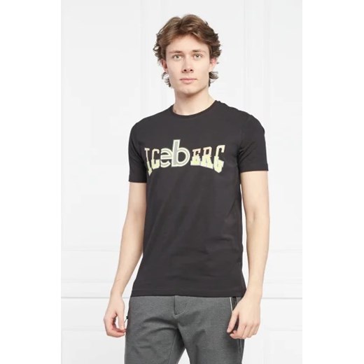 Iceberg T-shirt | Regular Fit ze sklepu Gomez Fashion Store w kategorii T-shirty męskie - zdjęcie 172798949
