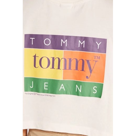 Tommy Jeans T-shirt summer flag | Cropped Fit Tommy Jeans S promocyjna cena Gomez Fashion Store