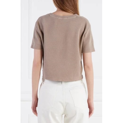CALVIN KLEIN JEANS T-shirt WAFFLE | Cropped Fit S Gomez Fashion Store okazyjna cena