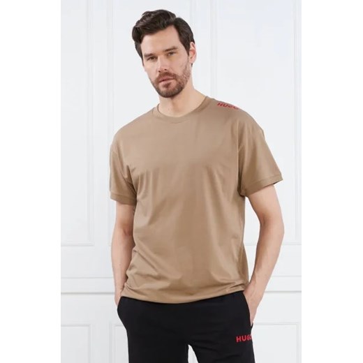 Hugo Bodywear T-shirt Labelled | Regular Fit ze sklepu Gomez Fashion Store w kategorii T-shirty męskie - zdjęcie 172799957