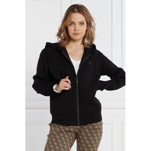 GUESS ACTIVE Bluza ALLIE SCUBA HOODIE ZIP | Regular Fit ze sklepu Gomez Fashion Store w kategorii Bluzy damskie - zdjęcie 172800009