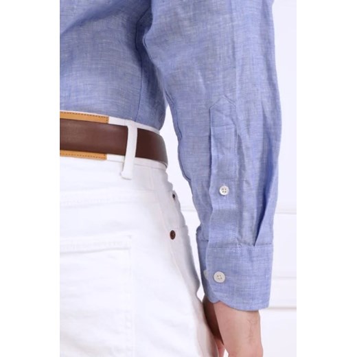 Oscar Jacobson Lniana koszula | Regular Fit Oscar Jacobson S Gomez Fashion Store okazja