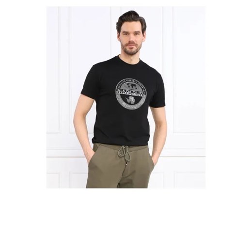 Napapijri T-shirt S-BOLLO SS 1 | Regular Fit ze sklepu Gomez Fashion Store w kategorii T-shirty męskie - zdjęcie 172800545