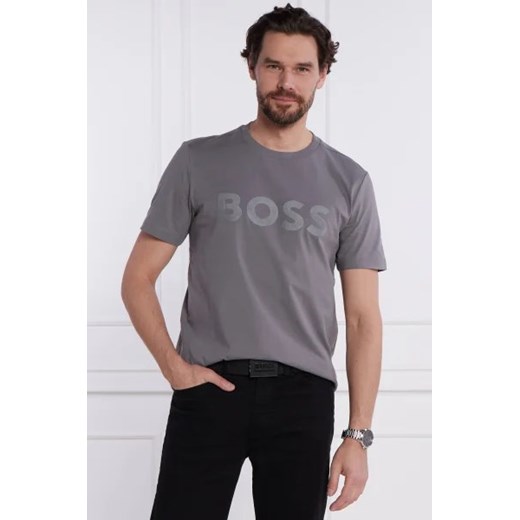 BOSS GREEN T-shirt Tee Mirror 1 | Regular Fit ze sklepu Gomez Fashion Store w kategorii T-shirty męskie - zdjęcie 172800647