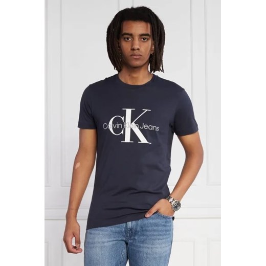 CALVIN KLEIN JEANS T-shirt CORE MONOLOGO | Slim Fit ze sklepu Gomez Fashion Store w kategorii T-shirty męskie - zdjęcie 172801386