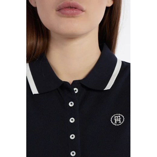 Tommy Hilfiger Sukienka SMD TIP LYCLL MIDI POLO DRS NS Tommy Hilfiger S Gomez Fashion Store promocyjna cena