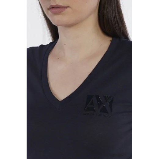 Bluzka damska Armani Exchange wiosenna bawełniana