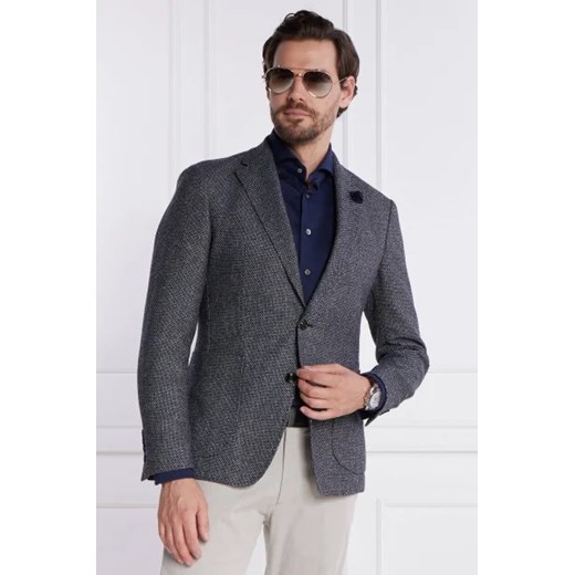Joop! Wełniana marynarka Hoverest | Slim Fit | z dodatkiem lnu ze sklepu Gomez Fashion Store w kategorii Marynarki męskie - zdjęcie 172802935