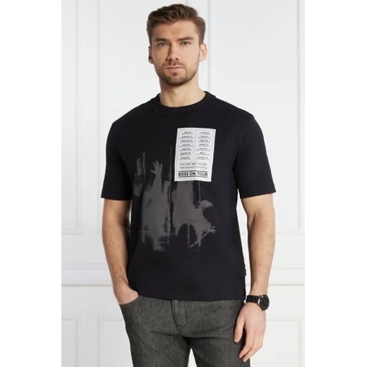 BOSS ORANGE T-shirt TE_PATCHWORK | Relaxed fit ze sklepu Gomez Fashion Store w kategorii T-shirty męskie - zdjęcie 172803625