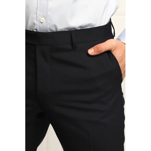 Oscar Jacobson Wełniane spodnie Denz | Slim Fit Oscar Jacobson 52 Gomez Fashion Store