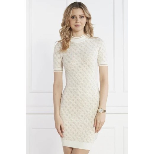 GUESS Sukienka SS LISE 4G LOGO SWTR Guess M wyprzedaż Gomez Fashion Store