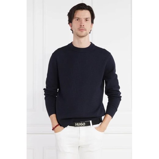 HUGO Sweter Stoppo | Comfort fit ze sklepu Gomez Fashion Store w kategorii Swetry męskie - zdjęcie 172804798