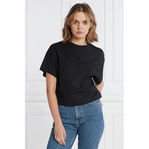 Bluzka damska Calvin Klein bawełniana